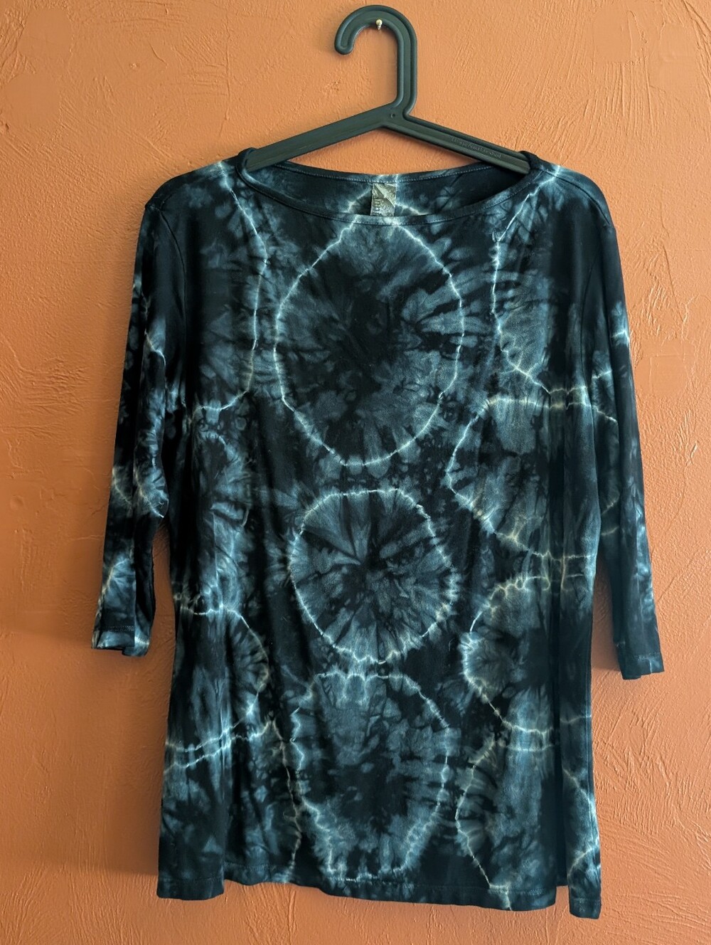Boatneck Tie-dye Top